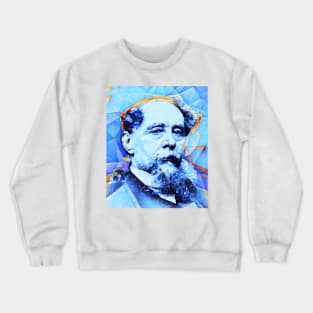 Charles Dickens  Portrait | charlles dickens artwork | Charles Dickens Painting 10 Crewneck Sweatshirt